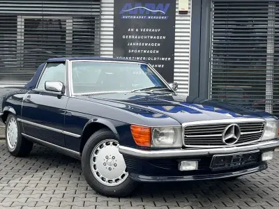 Gebraucht Mercedes SL500 235 PS (172 kW) 1990 Blau Cabrio