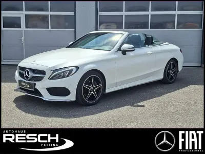 Gebraucht Mercedes C200 AMG 184 PS (135 kW) 2017 Polarweiß Cabrio
