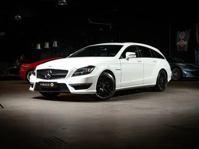 Gebraucht Mercedes CLS63 AMG Shooting Brake AMG 557 PS (409 kW) 2014 Weiß Kombi