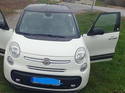 Gebraucht Fiat 500L Pop Star 95 PS (69 kW) 2012 Weiß Van / Kleinbus