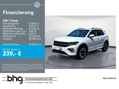 Gebraucht VW T-Cross R-line 116 PS (85 kW) 2025 Weiß SUV