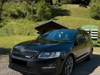 Gebraucht Skoda Octavia vRS 184 PS (135 kW) 2016 Schwarz Kombi