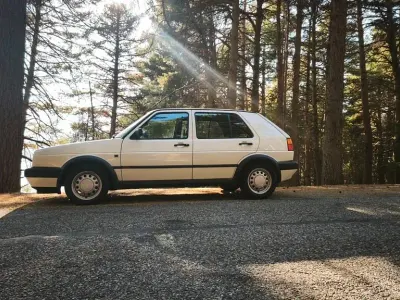 Gebraucht VW Golf II GTI 111 PS (81 kW) 1990 Weiß Kleinwagen