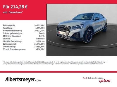 Grau Gebraucht 2025 Audi Q2 S-Line SUV | 34.822 € (Fairer Preis)
