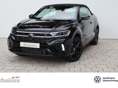 Brugt VW T-Roc Cabriolet R-line 150 HK (110 kW) 2024 Sort Cabriolet