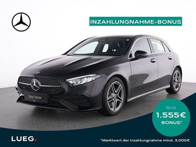 Schwarz Gebraucht 2024 Mercedes A220 AMG Limousine | 35.275 € (Fairer Preis)