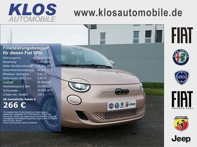 Gebraucht Fiat 500e Icon 86 kW (118 PS) 2022 Rosegold metallic Limousine
