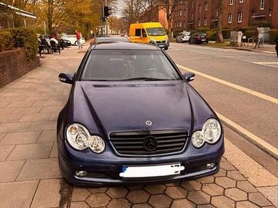 Usata Mercedes C180 143 CV (105 kW) 2002 Blu Utilitaria