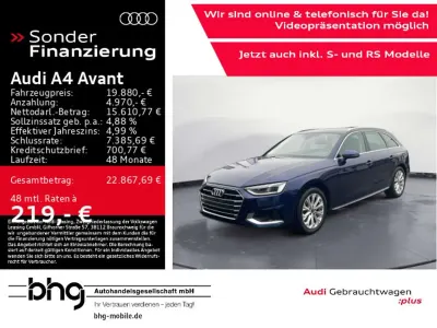 Gebraucht Audi A4 Advanced 163 PS (119 kW) 2023 Blau Kombi