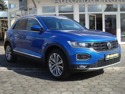 Gebraucht VW T-Roc Sportline 190 PS (139 kW) 2019 Ravennablau metallic SUV