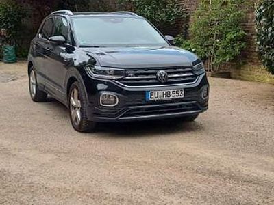 Second-hand VW T-Cross R-line 150 CP (110 kW) 2022 Negru SUV