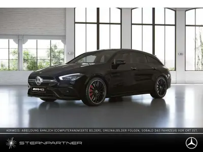 Gebraucht Mercedes CLA35 AMG Shooting Brake AMG 306 PS (225 kW) 2023 Metalliclack kosmosschwarz Kombi