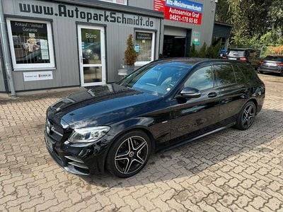 Schwarz Gebraucht 2020 Mercedes C220 AMG line Kombi | 19.899 € (Guter Preis)