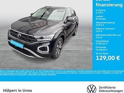 Deep black perleffekt Gebraucht 2025 VW T-Roc Goal SUV | 28.611 € (Guter Preis)