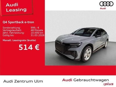Kieselgrau Gebraucht 2025 Audi Q4 Sportback e-tron S-Line SUV | 54.460 € (Teuer)