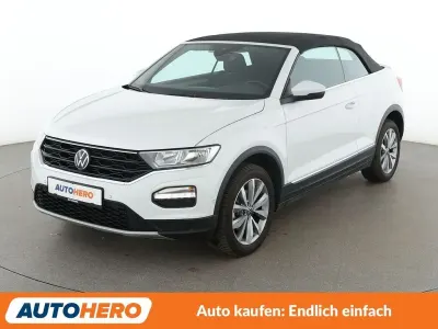 Gebraucht VW T-Roc Cabriolet Style 150 PS (110 kW) 2020 Weiß Cabrio