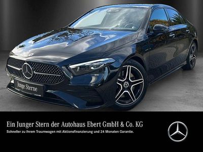 Kosmosschwarz Gebraucht 2023 Mercedes A250 AMG Limousine | 41.110 € (Teuer)