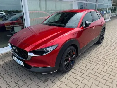 Gebraucht Mazda CX-30 Homura-Line 122 PS (89 kW) 2022 Magmarot metallic SUV