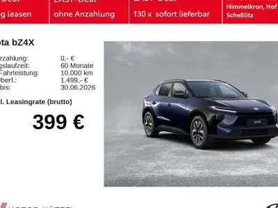 Neu Toyota bZ4X Comfort 122 kW (167 PS) 2026 Blau SUV