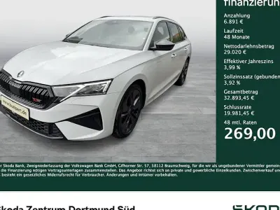 Gebraucht Skoda Octavia RS 265 PS (194 kW) 2025 Moonweiß perleffekt Kombi