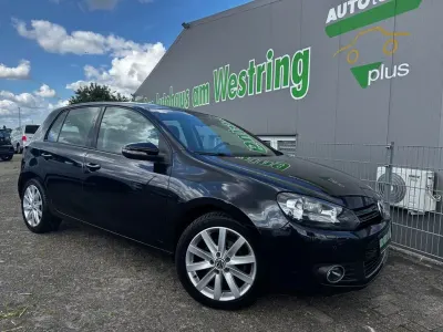 Gebraucht VW Golf VI Highline 110 PS (80 kW) 2009 Schwarz Kleinwagen