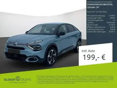 Brugt Citroën C4 PureTech 131 HK (96 kW) 2023 Blå Sedan