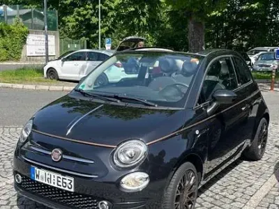 Używany Fiat 500C Collezione 69 KM (50 kW) 2019 Czarny Kabriolet