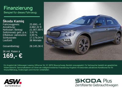 Graphitegrau metallic Gebraucht 2024 Skoda Kamiq Monte Carlo SUV | 25.890 € (Fairer Preis)