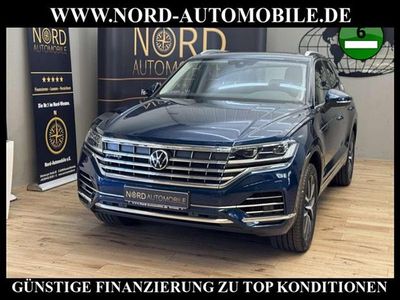 Aquamarinblau metallic (metallic) Gebraucht 2021 VW Touareg Elegance SUV | 39.899 € (Superpreis)