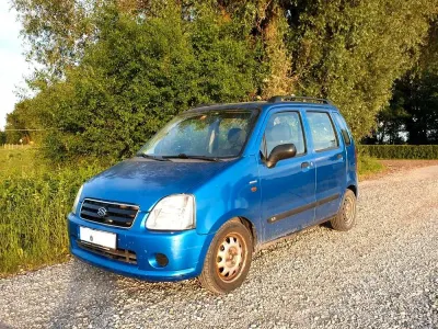 Gebraucht Suzuki Wagon R+ 94 PS (69 kW) 2004 Blau Van / Kleinbus