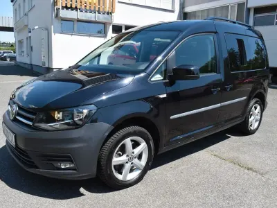 Gebraucht VW Caddy Trendline 131 PS (96 kW) 2020 Schwarz Van / Kleinbus