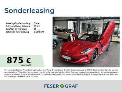 Uusi MG Cyberster 250 kW (340 HP) 2026 Punainen Avoauto