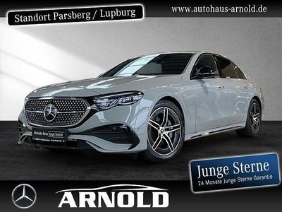 Grau (manufaktur alpingrau uni) Gebraucht 2025 Mercedes E450 AMG line Limousine | 76.480 € (Teuer)