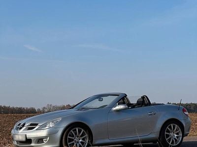 Gebraucht Mercedes SLK350 272 PS (200 kW) 2004 Silber Cabrio