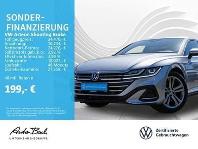 Gebraucht VW Arteon R-line 190 PS (139 kW) 2022 Silber (pyritsilber metallic) Kombi