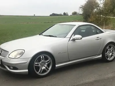 Gebraucht Mercedes SLK32 AMG AMG 354 PS (260 kW) 2001 Silber Cabrio