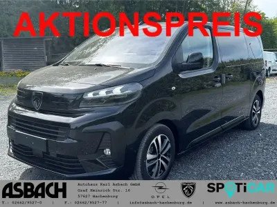 Neu Peugeot Traveller 179 PS (131 kW) 2026 Schwarz Van / Kleinbus