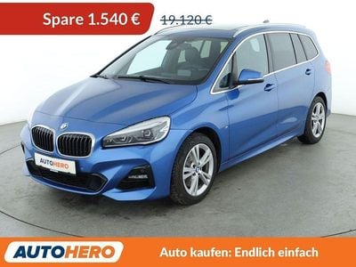 Blau Gebraucht 2018 BMW 218 Gran Tourer M Sport Van / Kleinbus | 17.580 € (Fairer Preis)