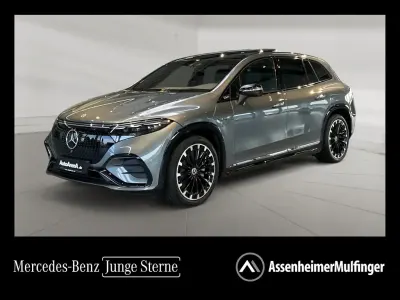 Gebraucht Mercedes EQS450+ AMG 264 kW (360 PS) 2024 Metalliclack selenitgrau SUV