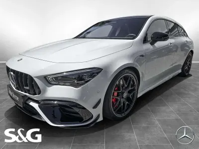 Gebraucht Mercedes CLA45 AMG Shooting Brake AMG 421 PS (309 kW) 2025 Unilack polarweiß Kombi