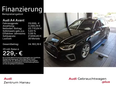 Gebraucht Audi A4 S-Line 204 PS (150 kW) 2023 Mythosschwarz metallic Kombi