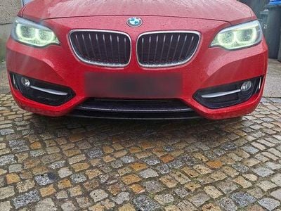 Usata BMW 218 Sport Line 150 CV (110 kW) 2015 Rosso Coupé