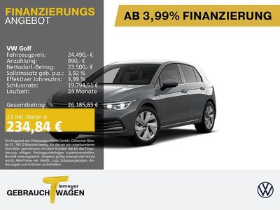 Gebraucht VW Golf VIII Style 131 PS (96 kW) 2024 Mondsteingrau Limousine