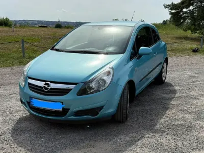 Gebraucht Opel Corsa Edition 69 PS (50 kW) 2010 Blau Kleinwagen