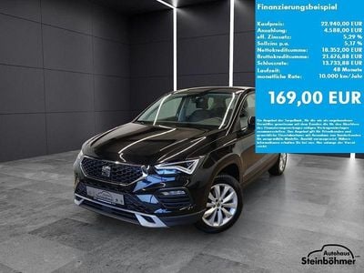 Gebraucht Seat Ateca Style 150 PS (110 kW) 2022 Magic schwarz (schwarz) SUV