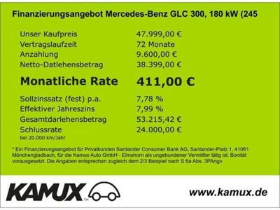 gebraucht Mercedes E300 GLC d Coupe 4Matic AMG