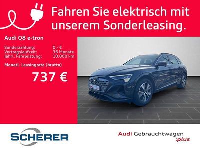 Usata Audi Q8 e-tron Advanced Plus 300 kW (408 CV) 2024 Grigio SUV
