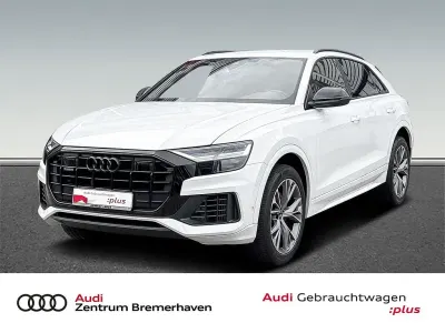 Gebraucht Audi Q8 Comfort 340 PS (250 kW) 2023 Gletscherweiss (weiß) SUV
