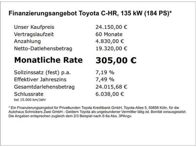 gebraucht Toyota C-HR 2.0 Hybrid Team D+NAV+DAB +LED !!