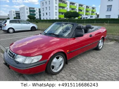 Gebraucht Saab 900 Cabriolet 170 PS (125 kW) 1994 Rot Cabrio